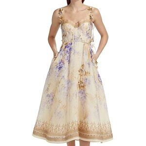 Zimmermann Picnic Floral Midi - Dress